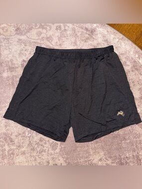 Tracksmith Men’s Large Grey Lined 4.5” Running Shorts